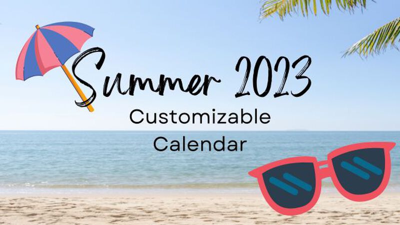 Summer 2023 Calendar